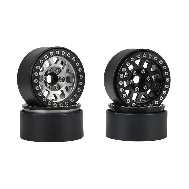 1.9" Metal Beadlock Wheel Hub Rim for 1/10 RC Crawler Axial SCX10 90046 TRX4 D90
