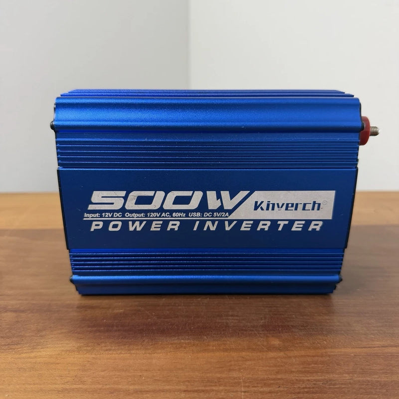 Khverch  500W Continuous/1000W Peak Car Power Inverter DC 12V to AC 110V 2AC&USB