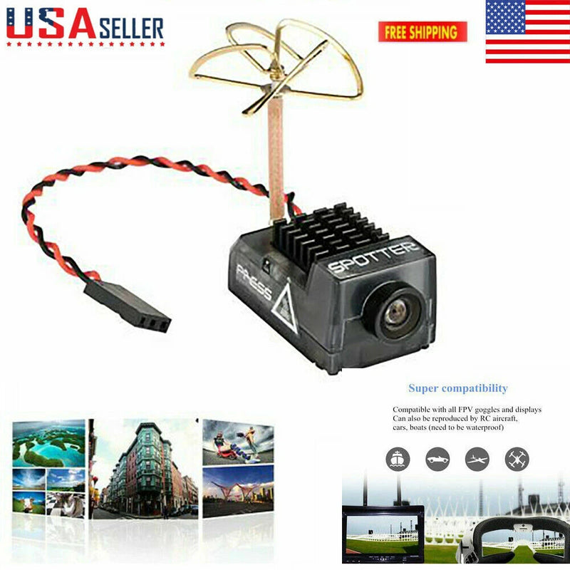 5.8G Micro AIO FPV 40CH 700TVL Camera 20-200mW Switchable and Transmitter RC NEW