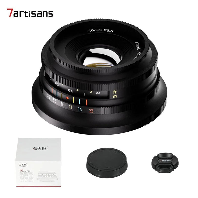 7artisans 10mm F3.5 MF Manual Focus Ultra-Wide Lens for Nikon Sony Fujifilm M43
