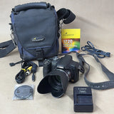 Panasonic LUMIX DMC-FZ18 8.1MP Digital Camera with Charger Tested NO BATTERY