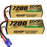2xDXF 3S LiPo Battery 11.1V 140C 7200mAh EC5 RC Car Truck Helicopter Racing