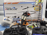 E-flite Blade CX2 Ocean Rescue Venom RC Helicopter Parts Lot 2 Transmitters Box