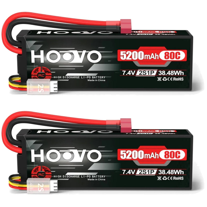 Professional Grade 5200mAh RC Lipo Battery x2 Battery