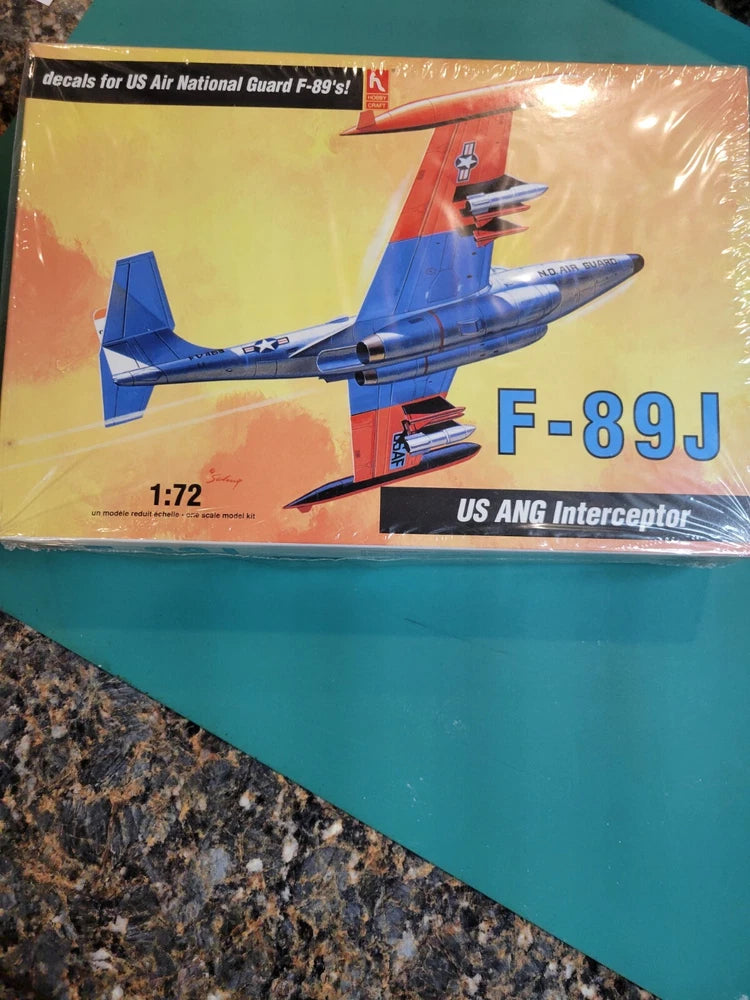 1:72 Hobby Craft F-89J US ANG Interceptor Model Kit HC1377 - New