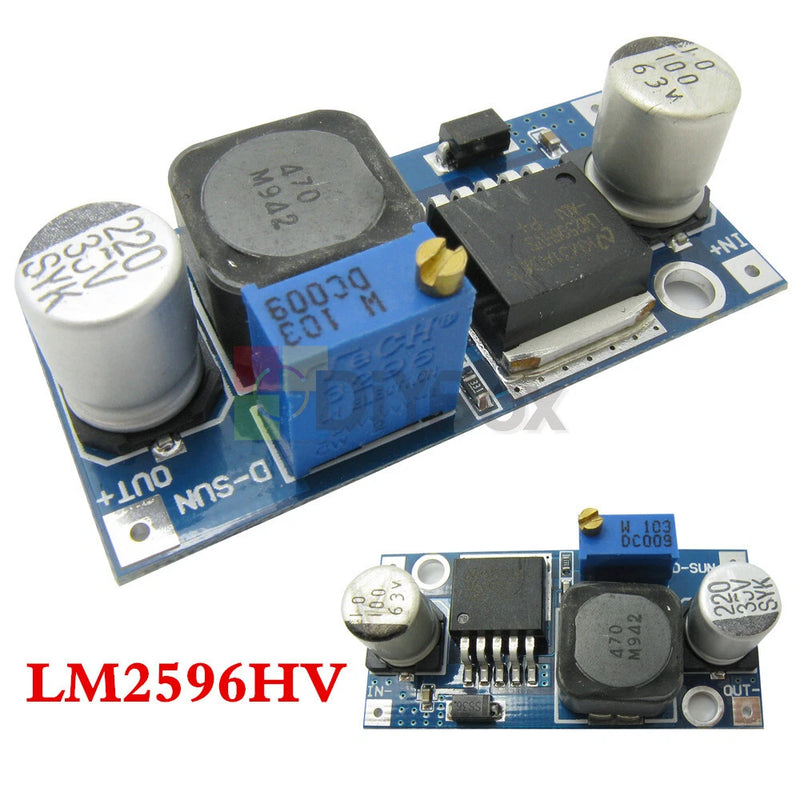 DC-DC LM2596HVS LM2596HV Adjustable Step Down Buck Converter Power Module DIY
