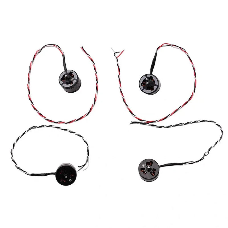 DJI arm power motor set with four round motors and red/black wire leads