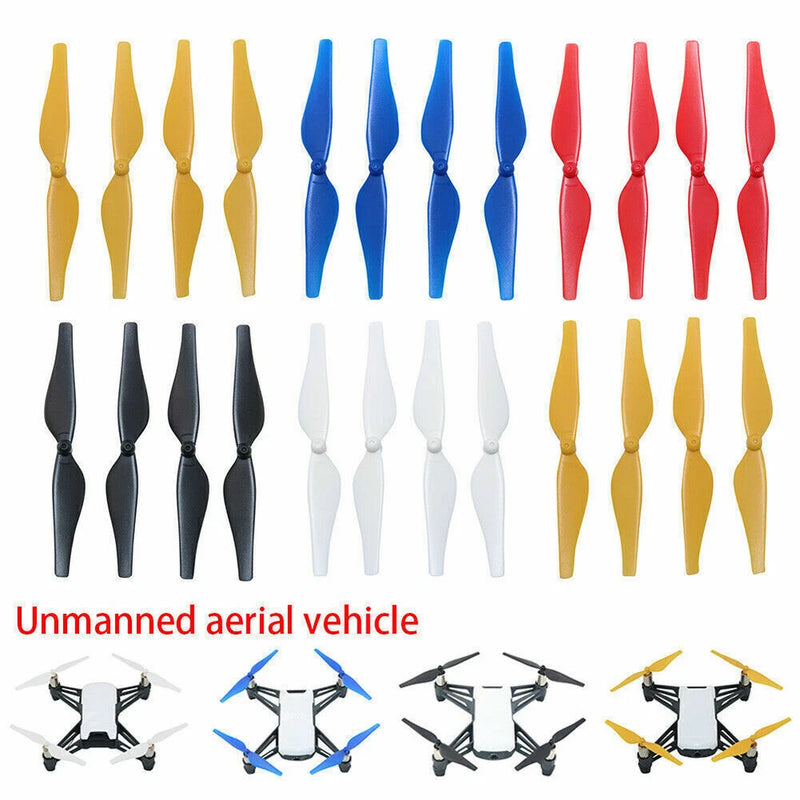 4Pack Lightweight ABS Propeller Blade RC Drone Repair Parts For DJI Tello Drone