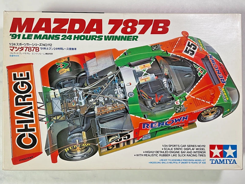 TAMIYA 1/24 MAZDA 787B '91 LE MANS WINNER Plastic Model Kit