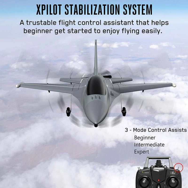 VOLANTEX F16 4CH Fighting Falcon RC Remote Airplane 2.4G Aerobatic Flight Glider
