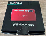 Fujifilm FinePix Z2000 EXR Red Compact Digital Camera with Wi-Fi Accessories