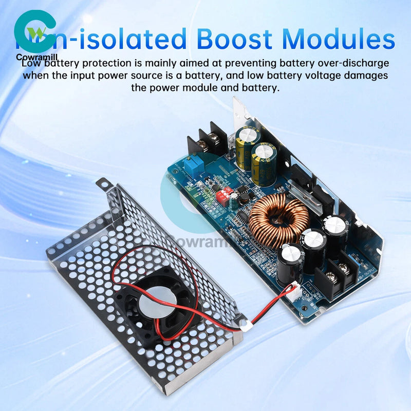 500W 20A DC-DC Boost Converter Constant Voltage & Current Power Supply Module
