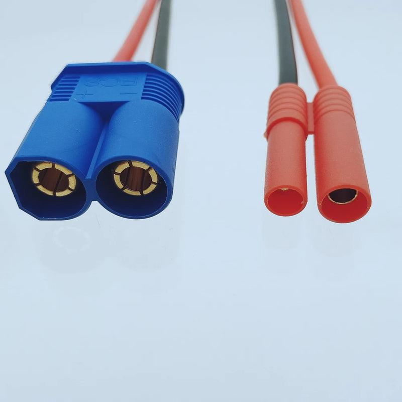 EC8 Male to HXT 4mm Banana Female cable 12AWG 5CM Charger Adapter RC Toy FPV
