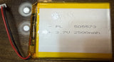 Rechargeable 3.7V 2500mAh LiPo Battery Pack Battery