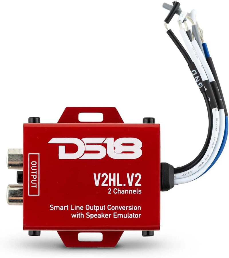 V2HL.V2 Hi/Lo Converter 2-Channel with Speaker Emulator - High-Level Speaker Sig