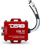V2HL.V2 Hi/Lo Converter 2-Channel with Speaker Emulator - High-Level Speaker Sig