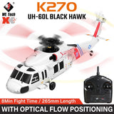 Wltoys K170 RC Helicopter UH-60L Black Hawk Brushless 4CH 6-Axis Gyro Aircraft