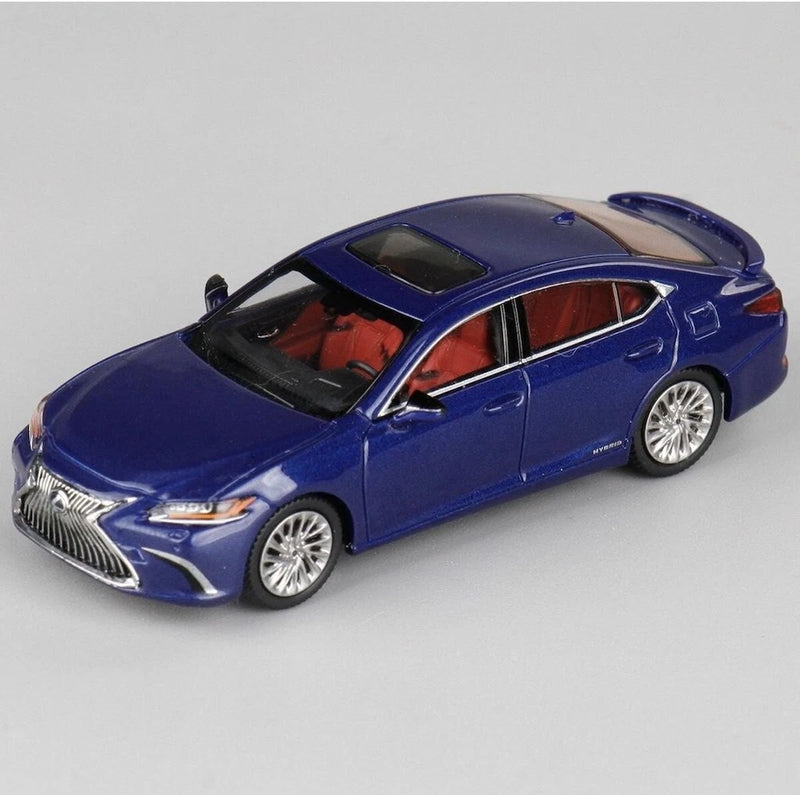 EY JKM 1:64 Blue ES300h Luxury Sedan Sports Model Diecast Display Car