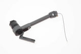 Dark gray arm module with electrical connector and attached wire