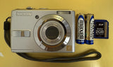 Panasonic LUMIX DMC-LS70 7.2MP Digital Camera -Silver W/ Extras!