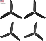 RC Propellers 5040 5X4 Inch 3-Vane Multi-Rotor for Aircraft Toy, Nylon Black 2 Propeller