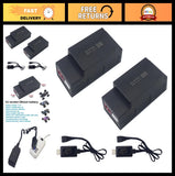 Sea Jump 2-Pack 11.1V 1050mAh 3S LiPo Battery with T Plug and USB Cable