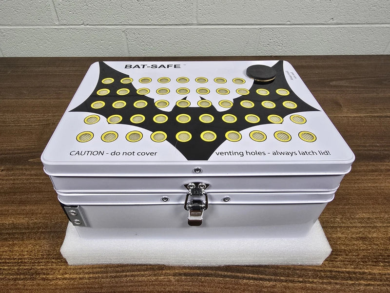 Bat-Safe Medium Lipo Battery Charging Fireproof Aluminum Safety Box Battery