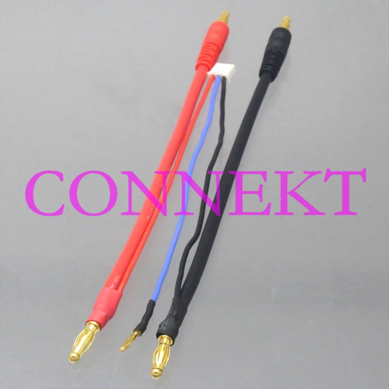 4mm banana plug & 2S JST-XH Balance charger Wire for RC Lipo Battery