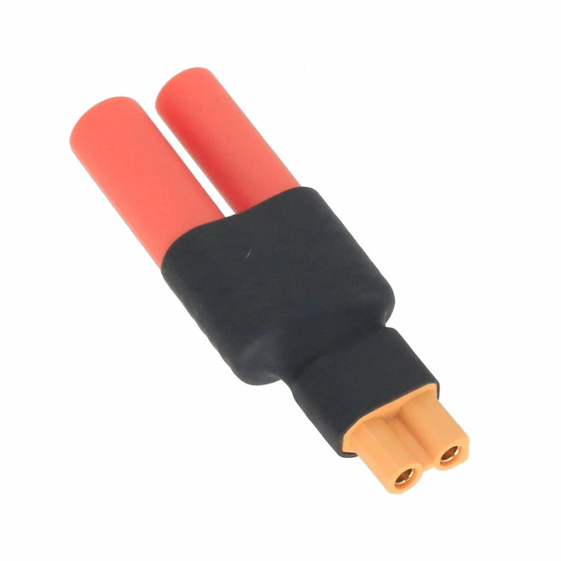 HXT 4mm Male Plug to XT30 Female Jack No Wires Adapter For RC Lipo Battery