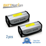 2pcs Lipo Battery Bag Guard Fireproof Explosionproof Sack For Charge &Storage