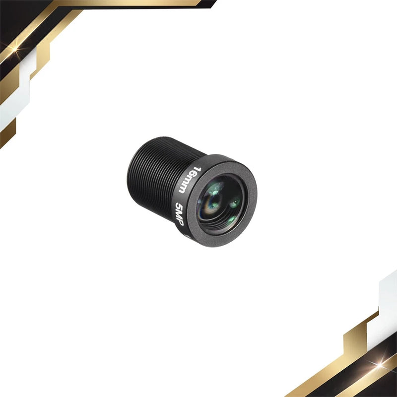 1Pack 16mm 5MP F2.0 FPV Camera Lens Wide Angle for CCD Camera