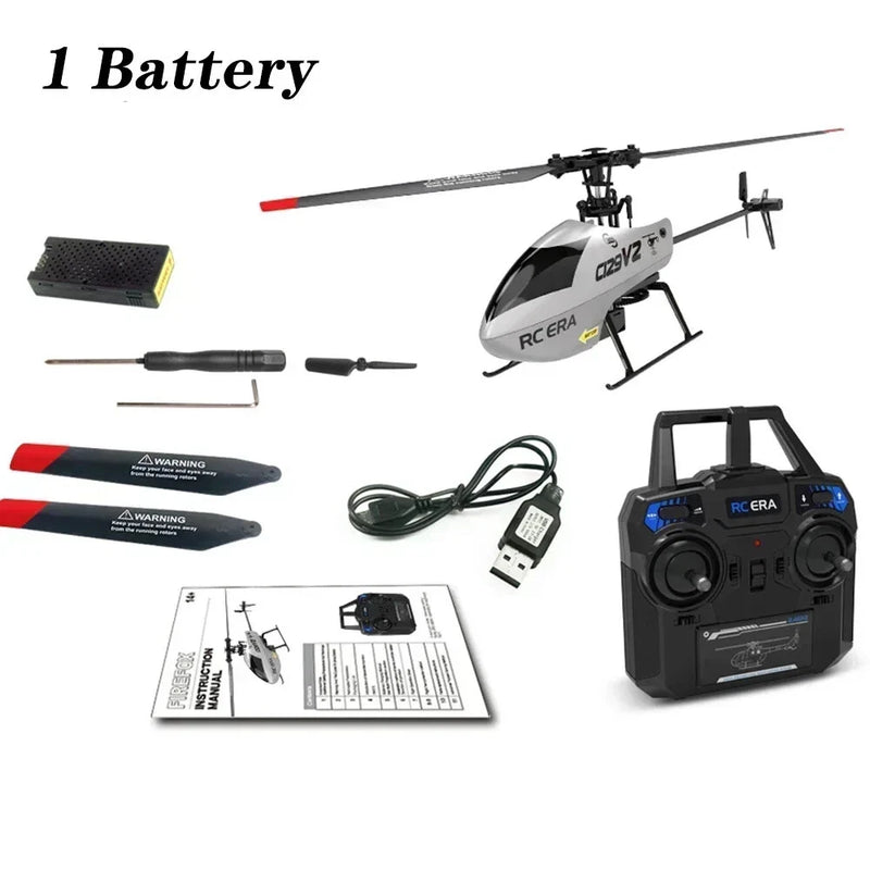 Hot C129 V2 RC Helicopter 6 Channel Helicopter Toy Drone Model Aircraft RC Toy