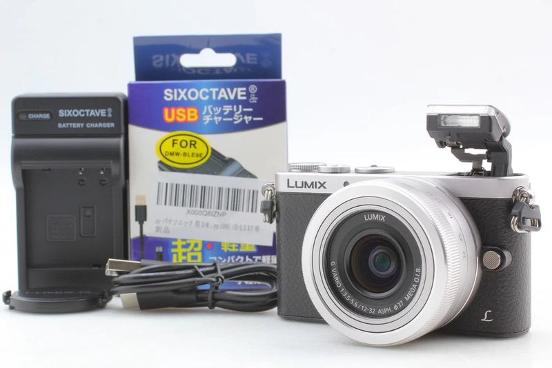 English OK [Near MINT SC:545] Panasonic Lumix DMC-GM1 12-32mm Lens Kit Silver #
