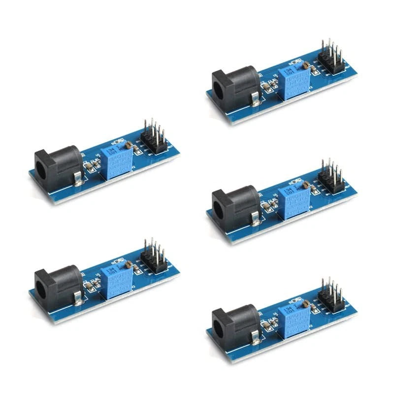 5Pcs AMS1117-ADJ Adjustable Step-Down Power Supply Module 3.3V 5V Voltage Con...