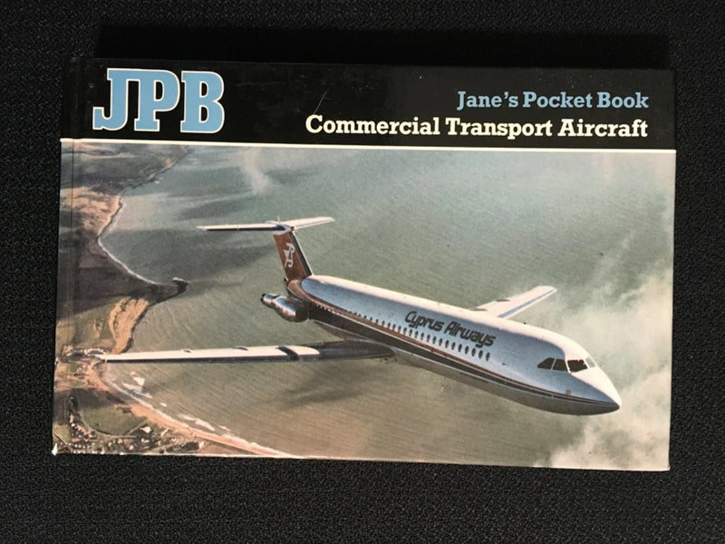 Jane's Pocket Book COMMERCIAL TRANSPORT AIRCRAFT Airplanes Airliners 1981 VG HC