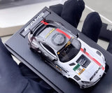 RM 1:64 White GTS Coupe Sports Model Diecast Metal Car