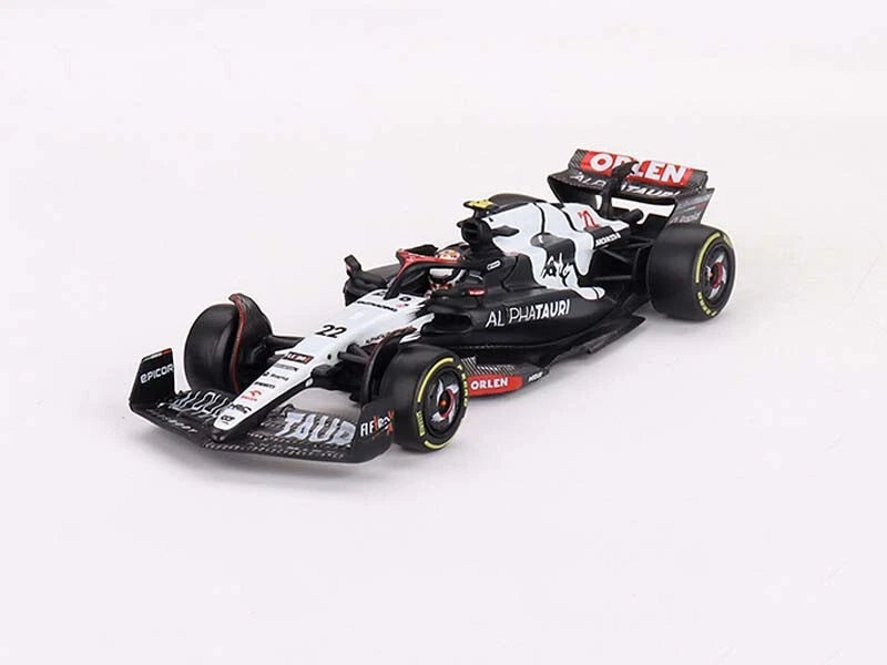 AlphaTauri AT04 #22 Yuki Tsunoda 2023 F1 Diecast 1:64 Scale Model - TSM MGT00726
