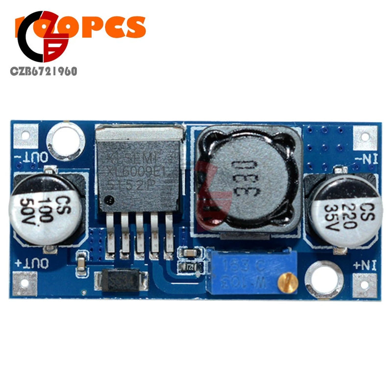 100PCS XL6009 DC-DC Step Up Power Supply Converter Board LM2577 Boost Module 4A