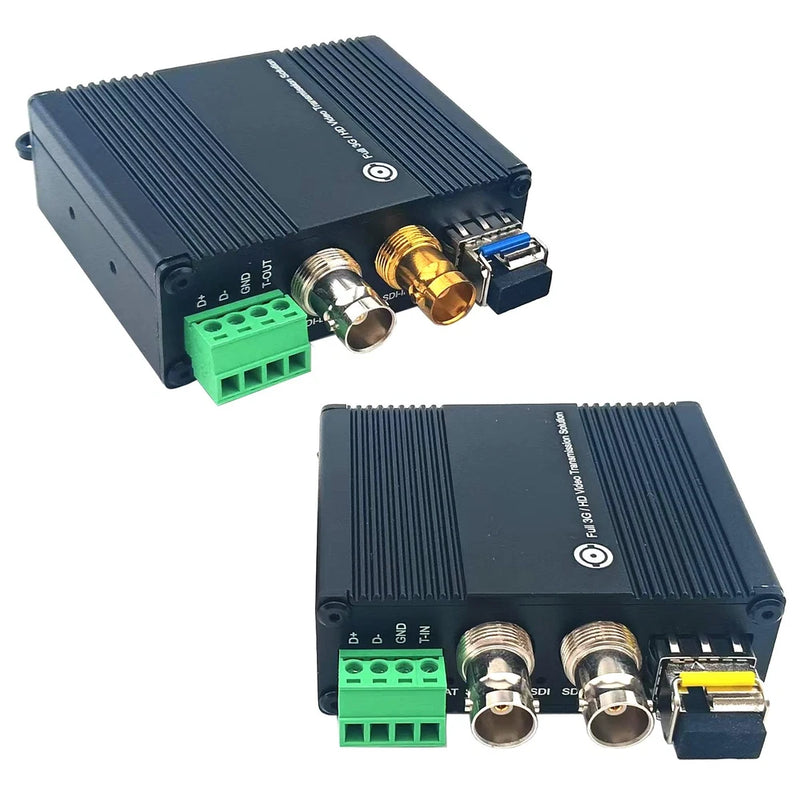 HD-SDI Fiber Converter 20KM Extender Loop RS485 Church Worship Video Production