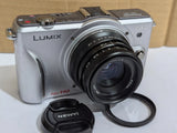 Panasonic LUMIX DMC-GF2 Silver 12.1MP Micro 4/3 Digital Camera. 25mm F1.8 Lens