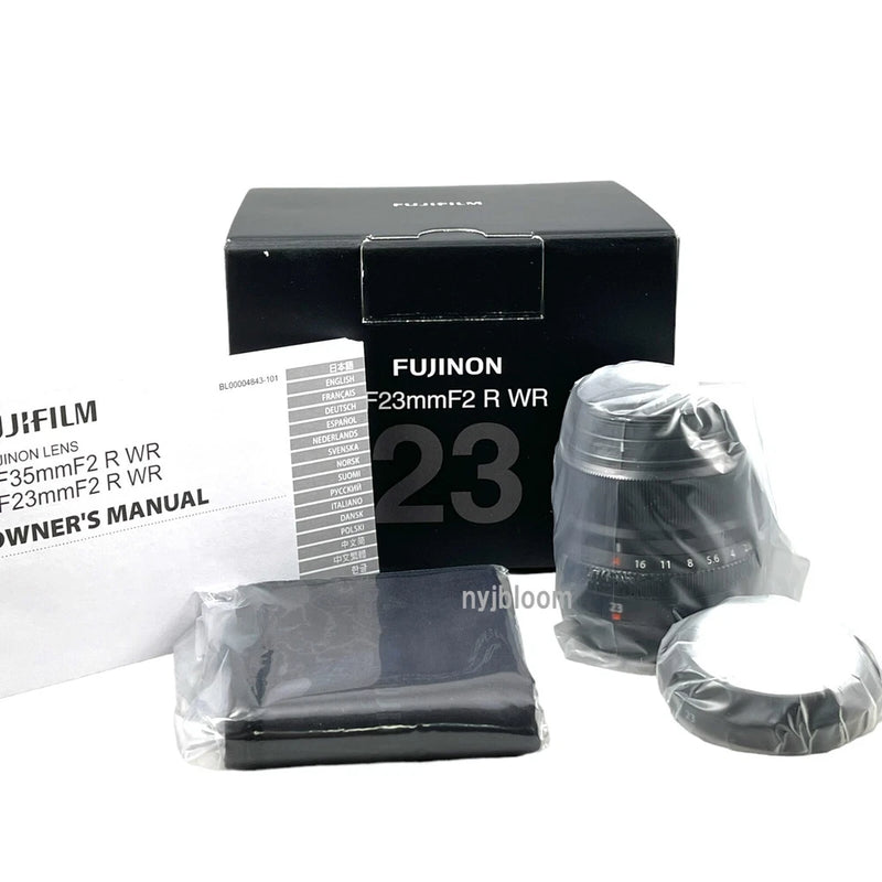 New FUJIFILM XF 23mm f/2 R WR BLACK Lens  FUJI