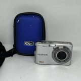 Fujifilm FinePix AX245w 12MP Digital Camera Silver - Tested Working