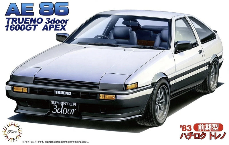 Fujimi ID-52 1/24 Scale Model Car Kit Toyota AE86 Trueno 1600 GT-Apex Hatchback
