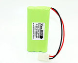 NiMH 7.2V battery pack with label and red/black wire connector for remote cars