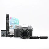 Fujifilm X-T10 Mirrorless Camera Kit Silver APS-C 16MP Used | Lens Included