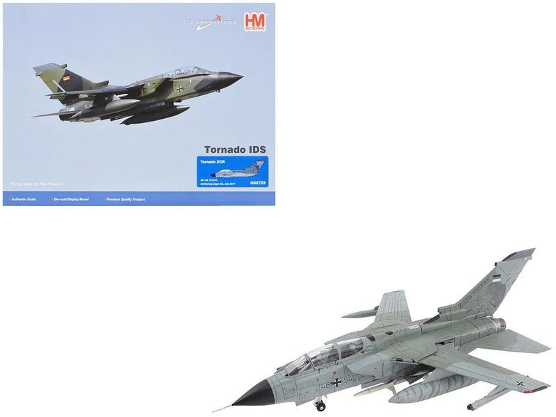Hobby Master 1/72 Panavia Tornado ECR fighter-bomber model aircraft in camo livery