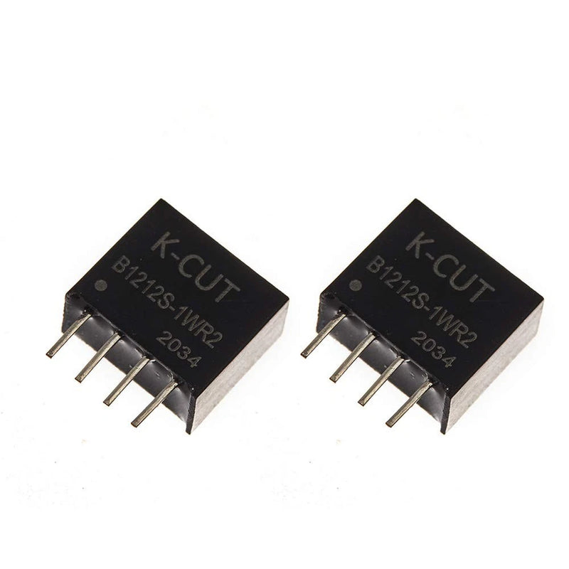 2pcs B1212S-1WR2 B1212S DC/DC Converter Input 12V Output 12V Isolation Power
