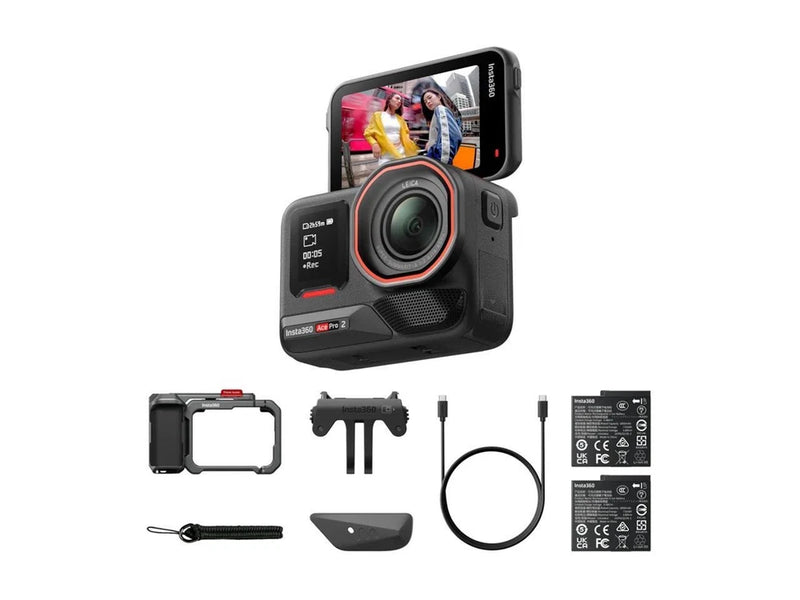Insta360 Ace Pro 2, Xplorer Bundle, Dual Battery, Slate Gray