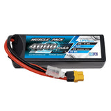 NHX Muscle Pack hard case LiPo battery with XT60 connector, black and red with yellow plug