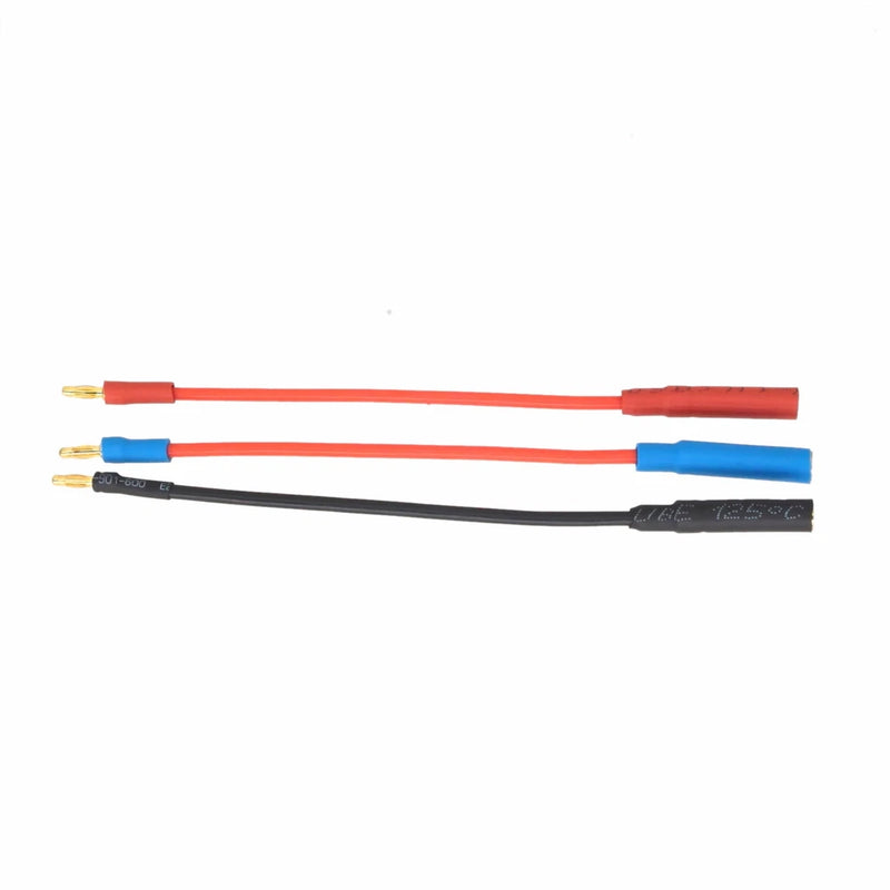 FPV ESC wire set with red and blue bullet connectors, 16AWG leads